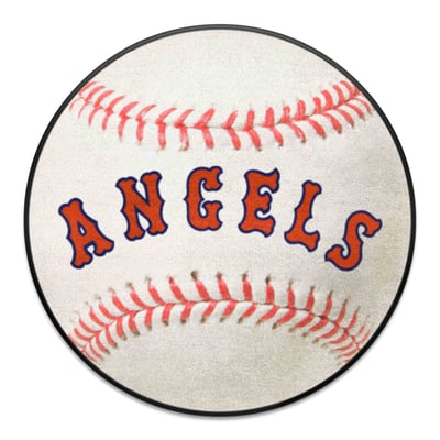 Los Angeles Angels Logo Brands 27" Diameter Baseball Mat
