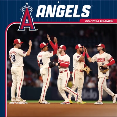 Los Angeles Angels 2027 12” x 12” Team Wall Calendar