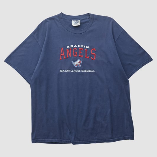 Los Angeles Angels Lee Apparel 2000s T-shirt - Navy - 2XL by Fanatics Real Vintage