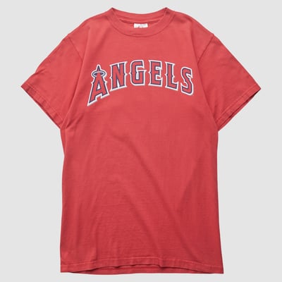 Los Angeles Angels Majestic 2000s T-shirt - Red - XS by Fanatics Real Vintage