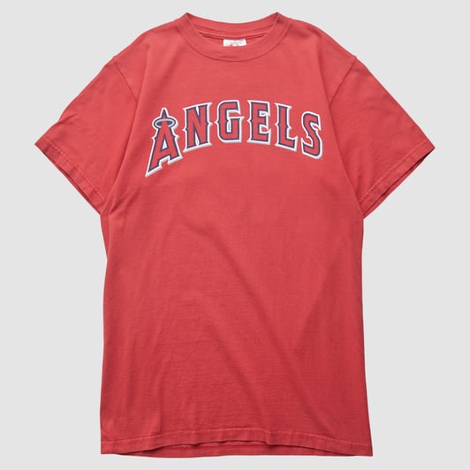 Los Angeles Angels Majestic 2000s T-shirt - Red - XS by Fanatics Real Vintage