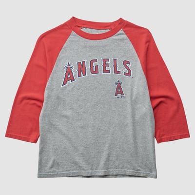 Los Angeles Angels Majestic 2009 T-shirt - Heather Gray - XS by Fanatics Real Vintage