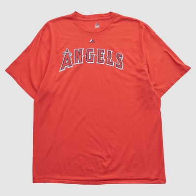 Los Angeles Angels Majestic 2010s T-shirt - Red - XL by Fanatics Real Vintage