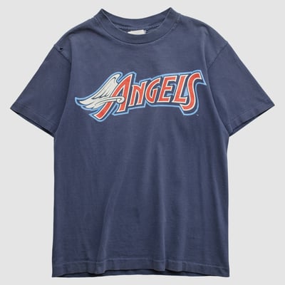 Los Angeles Angels Majestic 90s T-shirt - Navy - S by Fanatics Real Vintage