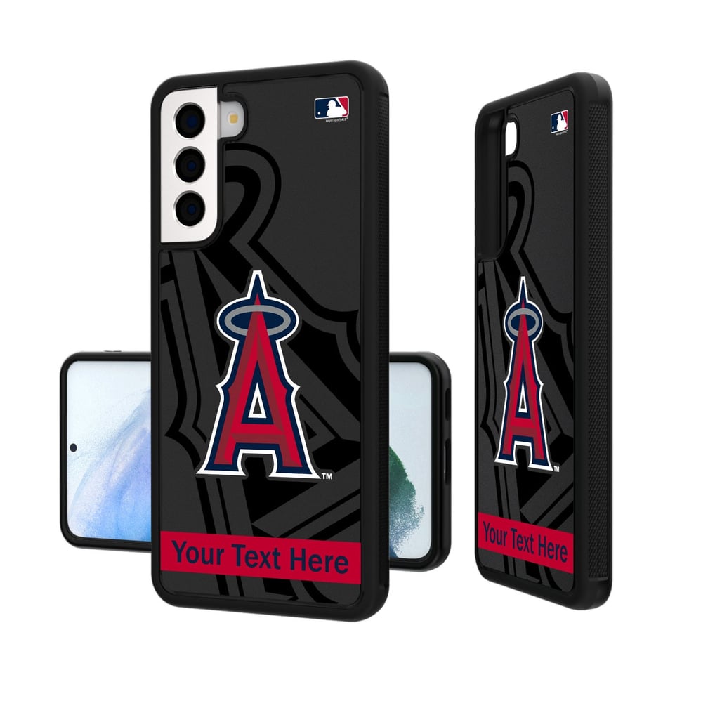 Los Angeles Angels Tilt Design Personalized Galaxy Bump Case