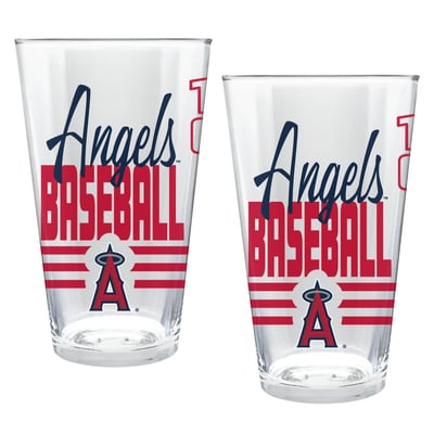 Los Angeles Angels Two-Piece 16oz. Heritage Pint Glass Set