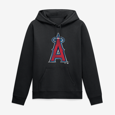 Los Angeles Angels Big & Tall Forged Mascot Hoodie - Black