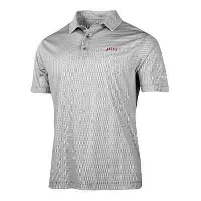 Los Angeles Angels Columbia Crosscurrent Polo - Gray