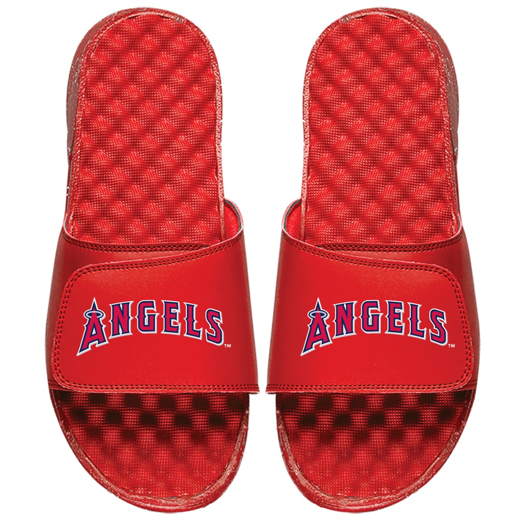 ISlide Los Angeles Angels MLB Camo Slide Sandals Red Blue White Mens Size 11/12 ISlide USA - Los Angeles Angels MLB Custom Slide Sandals main image 3