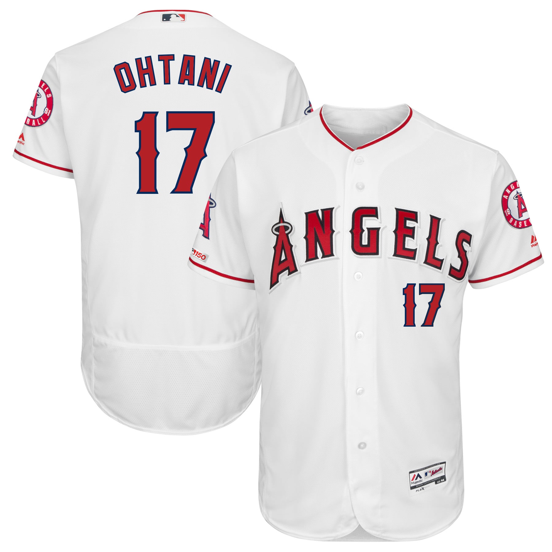 Men's Los Angeles Angels Shohei Ohtani Majestic White Flexbase