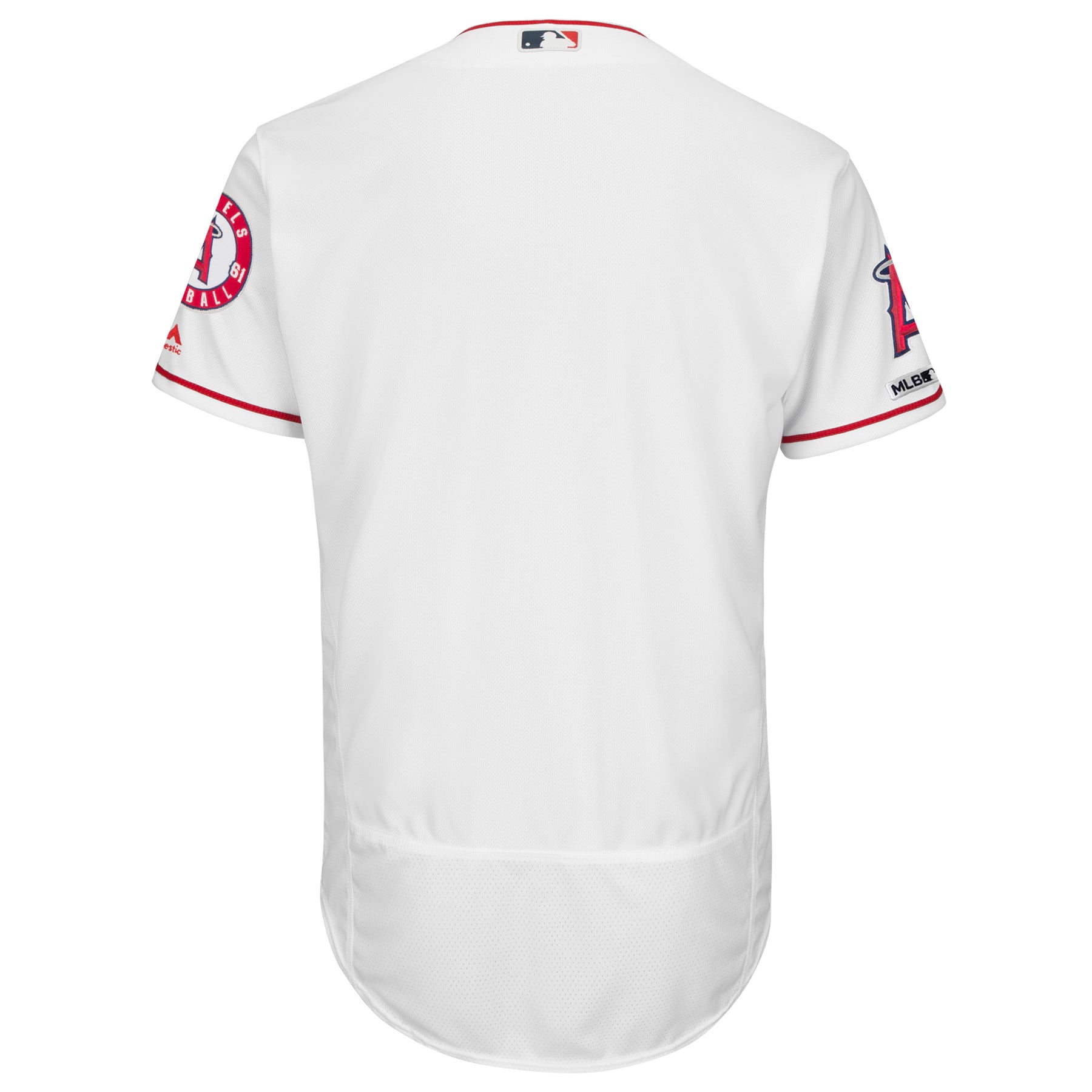 Los Angeles Angels Majestic Home White Flex Base Authentic