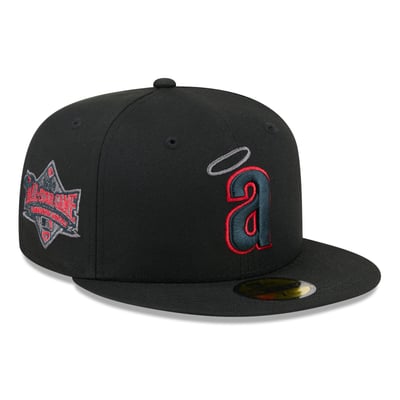  Los Angeles Angels New Era Color Pop 59FIFTY Fitted Hat - Black