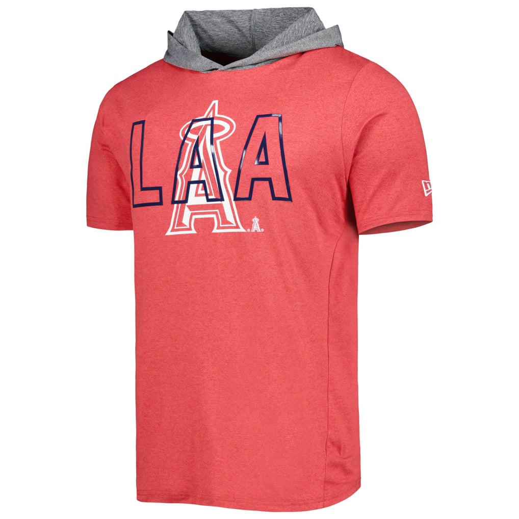 Los Angeles Angels New Era Team Hoodie T-Shirt - Red