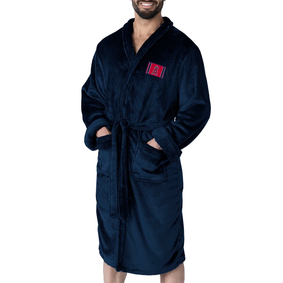 Angles Robe Men's Los Angeles Angels The Northwest Group Navy Silk Touch Robe