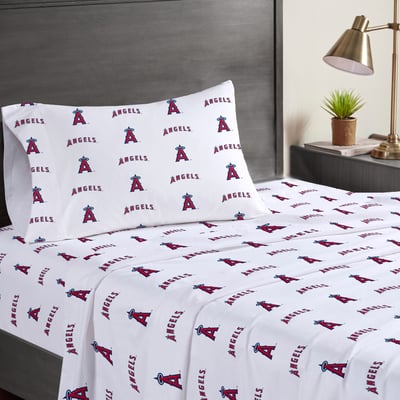 Los Angeles Angels Pegasus Three-Piece Twin Sheet Set