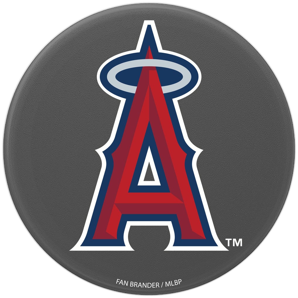 Los Angeles Angels PopSockets Black Primary Logo PopGrip