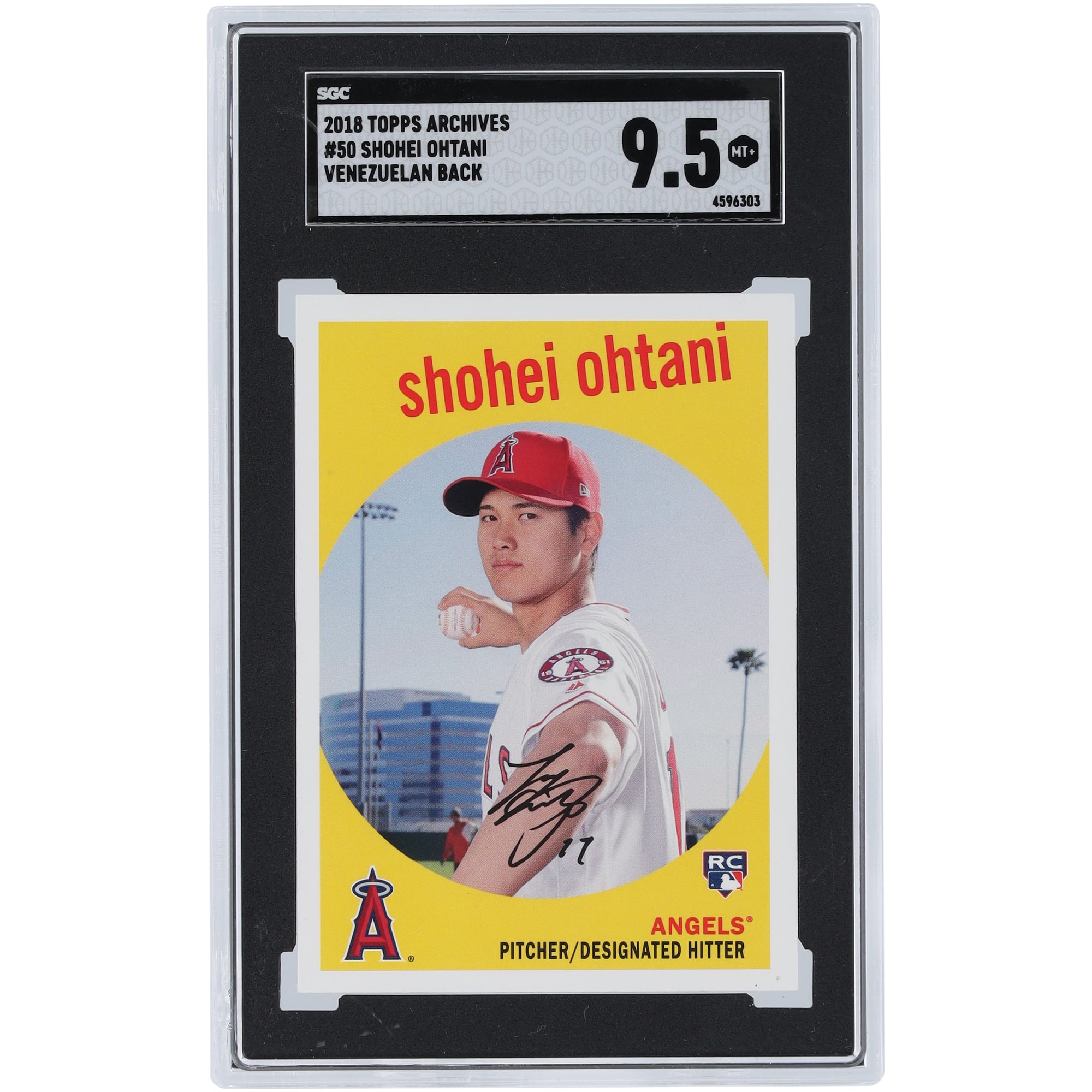 thumbnail image 2 of 2018 Leaf Prized Rookie Shohei Ohtani Rookie Card – Los Angeles Angels, Mint, Ungraded 2 of 2