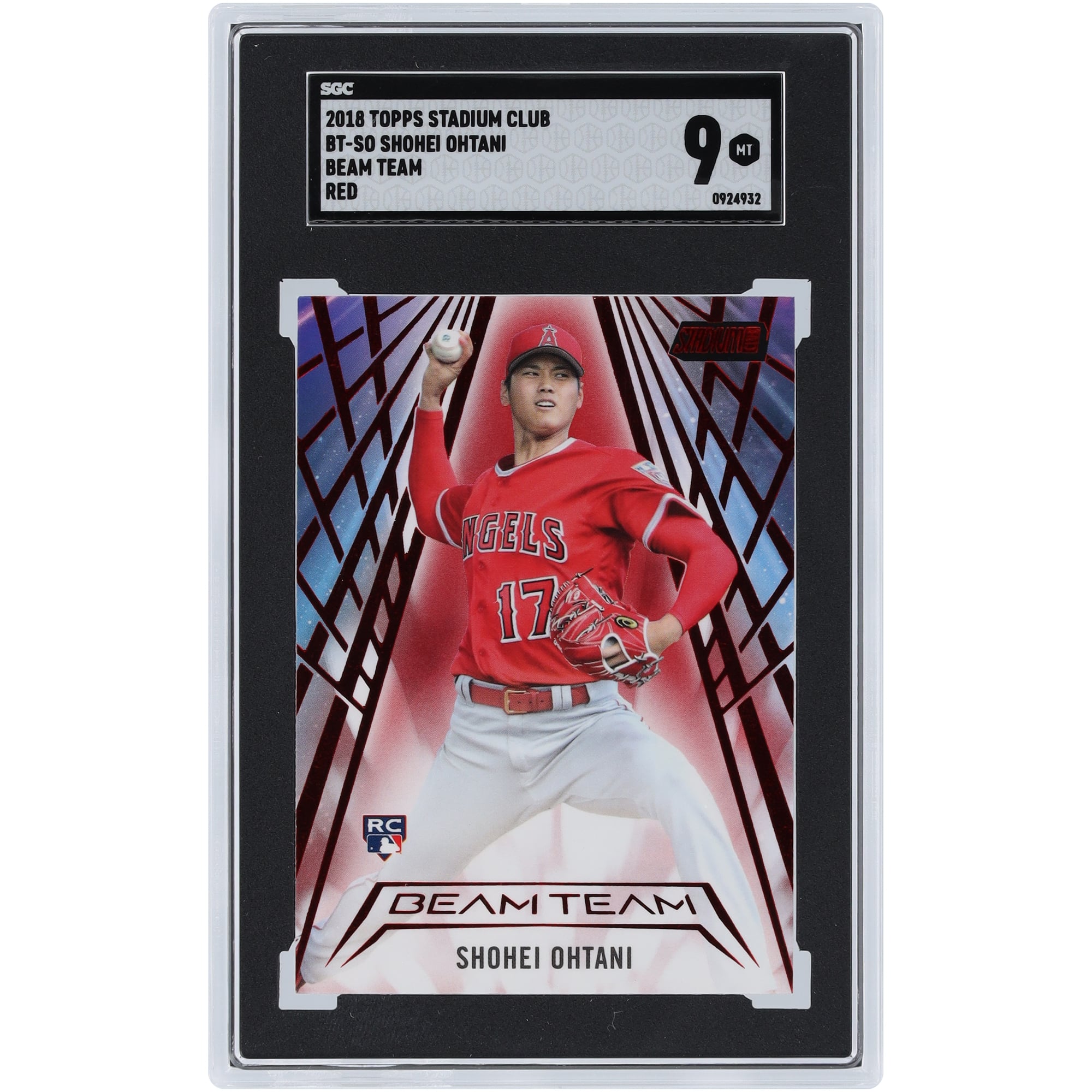 Shohei Ohtani Los Angeles Angels 2018 Topps Stadium Club Beam Team 