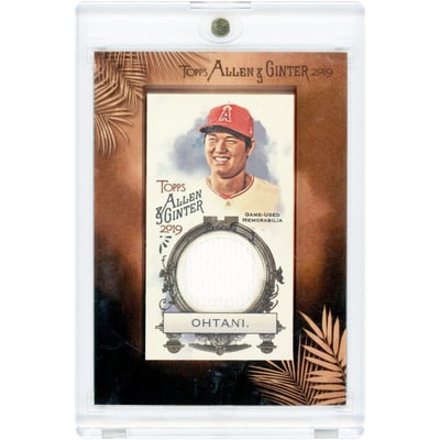 Shohei Ohtani Los Angeles Angels 2019 Topps Allen & Ginter Game Used Relic Mini Framed #MFR-SO Card