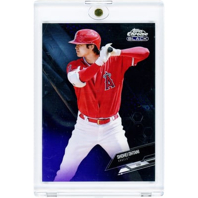 Shohei Ohtani Los Angeles Angels 2021 Topps Chrome Black Purple Refractor #84 #148/150 Card 