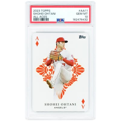 Shohei Ohtani Los Angeles Angels 2023 Topps All Aces #AA-11 PSA Authenticated 10 Card
