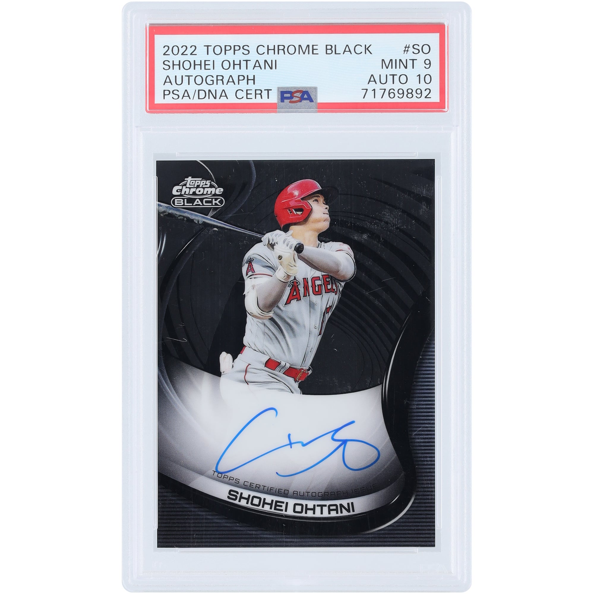 Shohei Ohtani Los Angeles Angels Autographed 2022 Topps Chrome 