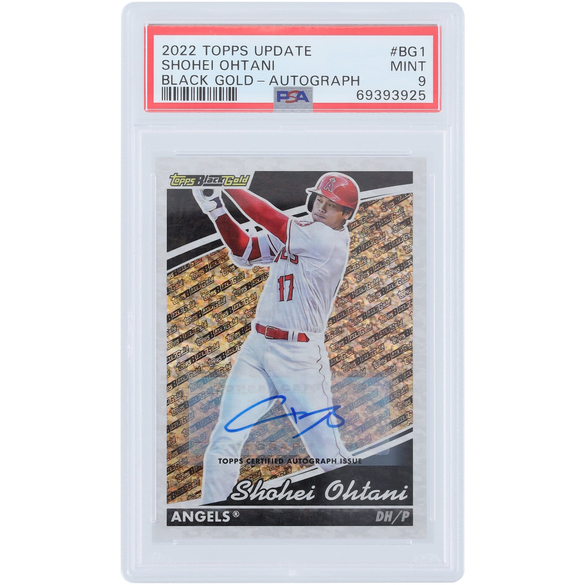 Shohei Ohtani Los Angeles Angels Autographed 2022 Topps Update 