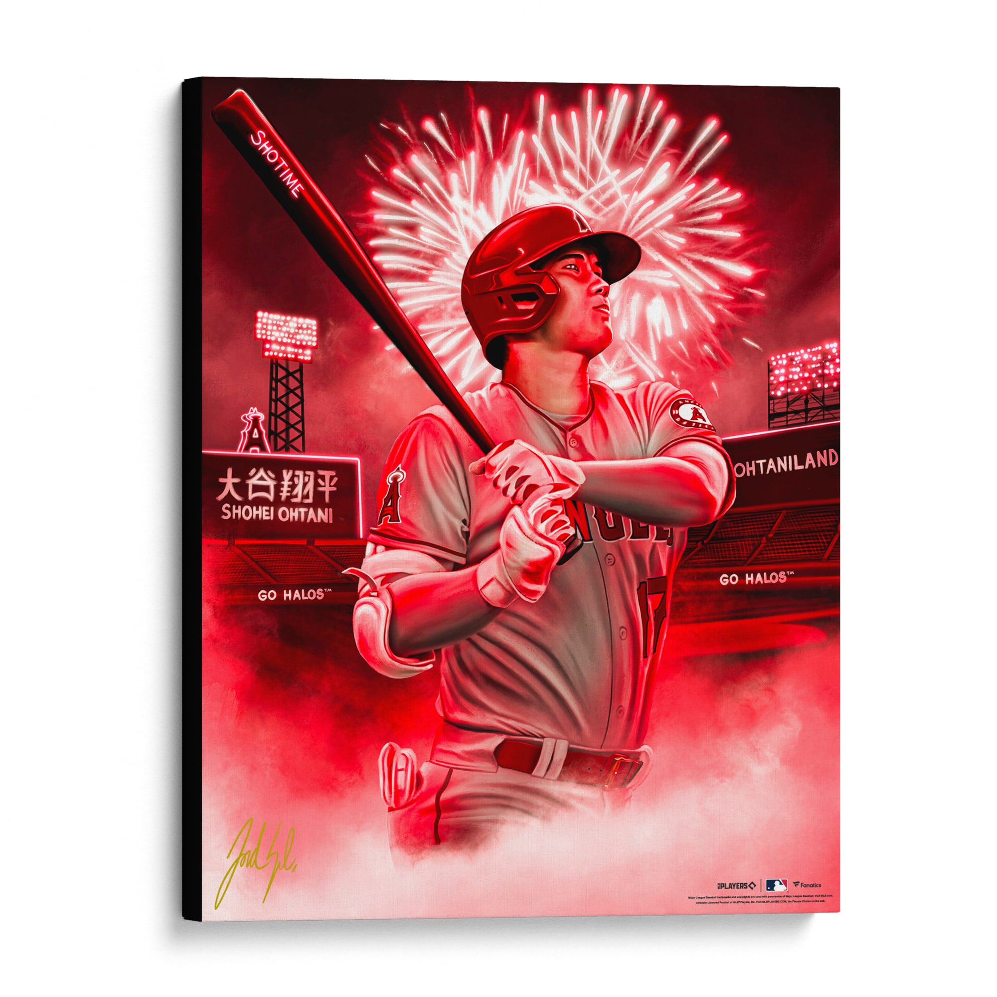Shohei Ohtani Los Angeles Angels Stretched 16