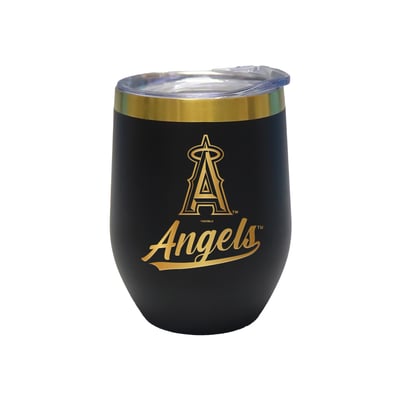 Los Angeles Angels The Memory Company 12oz. Stainless Steel Gold Lettering Stemless Wine Tumbler