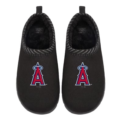 Los Angeles Angels ISlide Unisex Primary Logo Mission Slippers - Black
