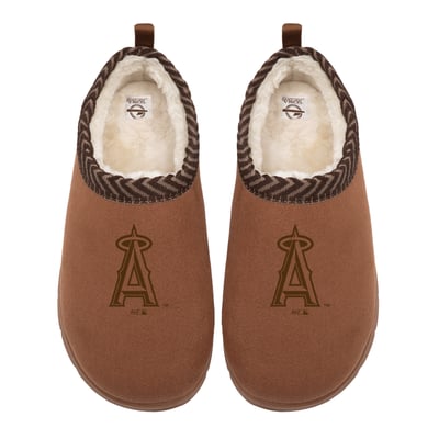 Los Angeles Angels ISlide Unisex Tonal Logo Mission Slippers - Tan
