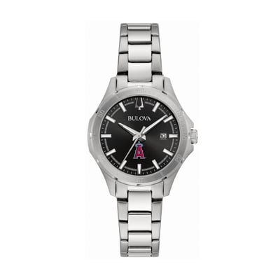 Los Angeles Angels Bulova Women's Stainless Steel Classic Sport Watch