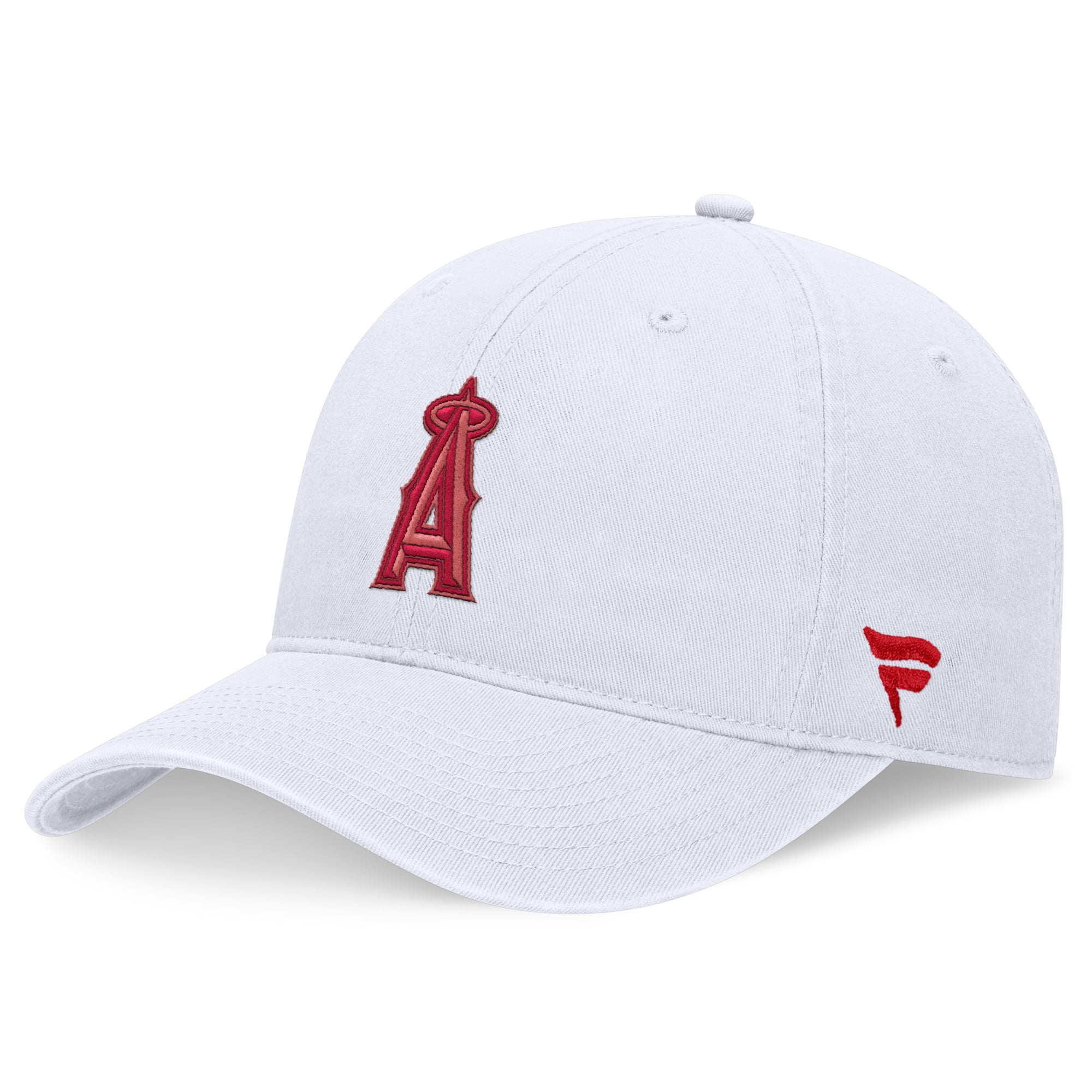 '47 Brand Los Angeles Angels Clean Up Adjustable Strapback Hat – Red, Officially Licensed MLB