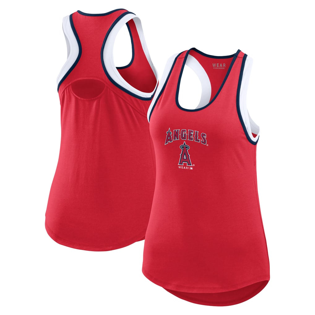 Women's Los Angeles Angels WEAR by Erin Andrews Red Colorblock ...