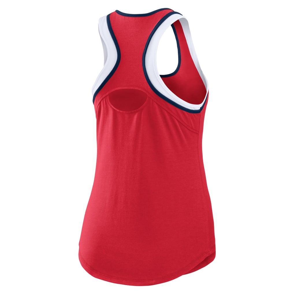 Women's Los Angeles Angels WEAR by Erin Andrews Red Colorblock ...