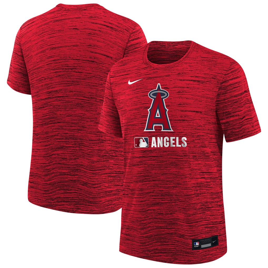 Photo inspiration: Home Velocity Los Angeles Raleigh Reference: Youth Los Angeles Angels Nike Red Authentic Collection Velocity