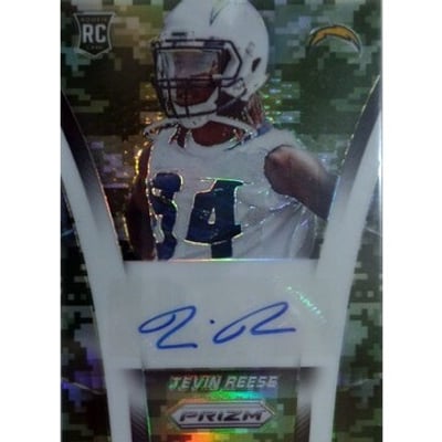 2014 Panini Prizm Rookie Autographs Prizms Camo #ARTR1 Tevin Reese/125
