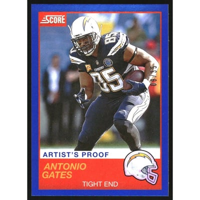2019 Score Artist's Proof #31 Antonio Gates