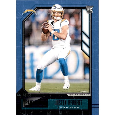 2020 Panini Playbook Purple #103 Justin Herbert