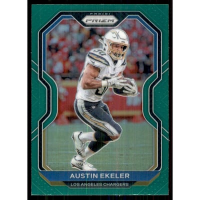 2020 Panini Prizm Prizms Green #142 Austin Ekeler