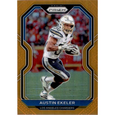 2020 Panini Prizm Prizms Orange #142 Austin Ekeler
