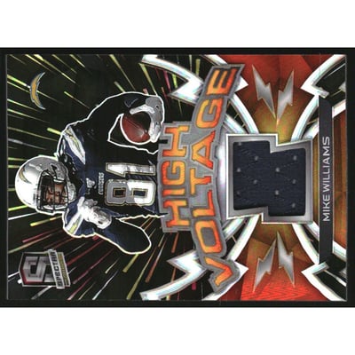 2020 Panini Spectra High Voltage Materials Hyper #9 Mike Williams