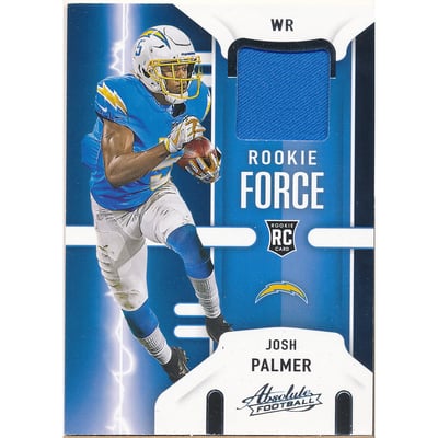 2021 Absolute Rookie Force Jerseys #24 Josh Palmer
