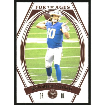 2021 Panini Legacy For the Ages #15 Justin Herbert