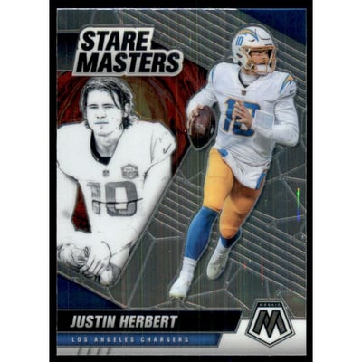 2021 Panini Mosaic Stare Masters #3 Justin Herbert