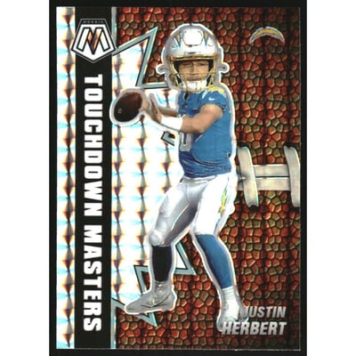 2021 Panini Mosaic Touchdown Masters Mosaic #16 Justin Herbert