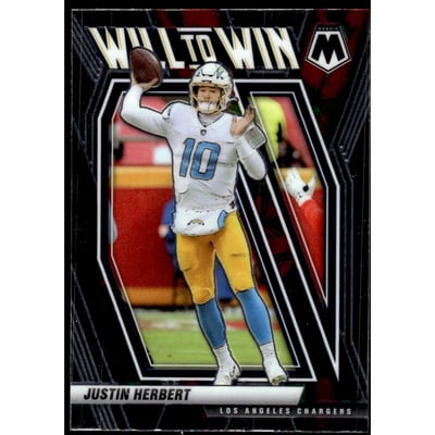 2021 Panini Mosaic Will to Win #4 Justin Herbert