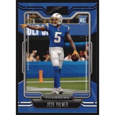 2021 Panini Playbook Purple #124 Josh Palmer