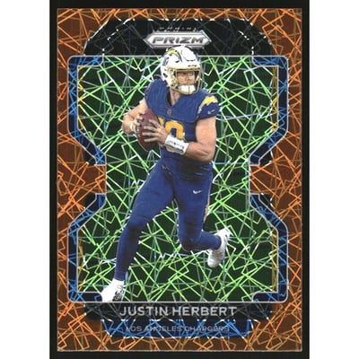 2021 Panini Prizm Prizms Lazer #169 Justin Herbert