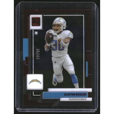2022 Clearly Donruss Red #26 Austin Ekeler